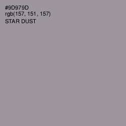 #9D979D - Star Dust Color Image